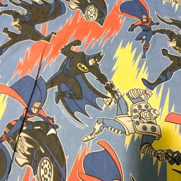 1996 DC Comics Batman and Robin Mr Freeze Twin Fitted Sheet 75x44  Bibb Company - Picture 16 of 16